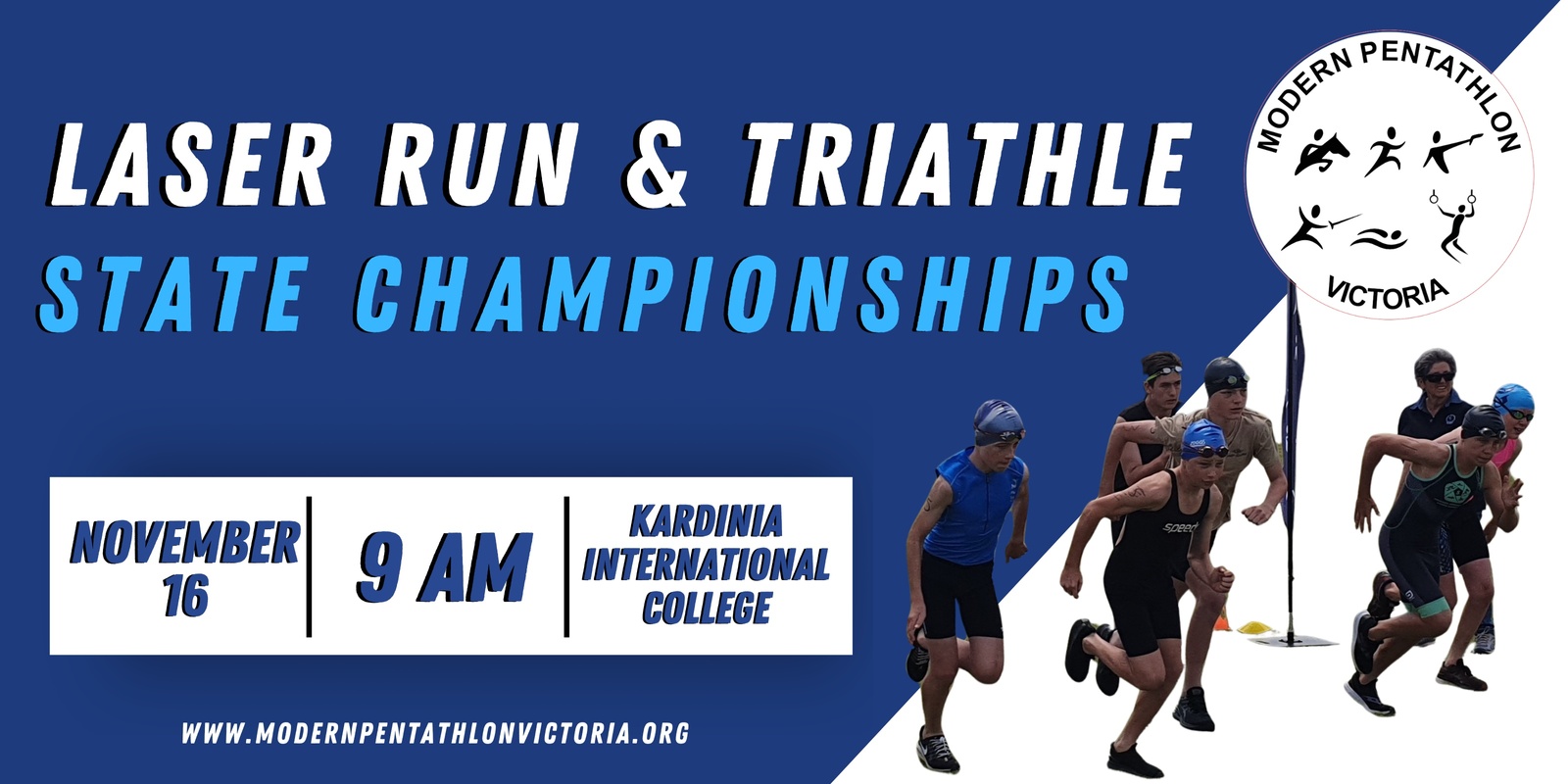 Banner image for Modern Pentathlon Victoria - Laser Run and Triathle State Championship and Obstacle Time Trial