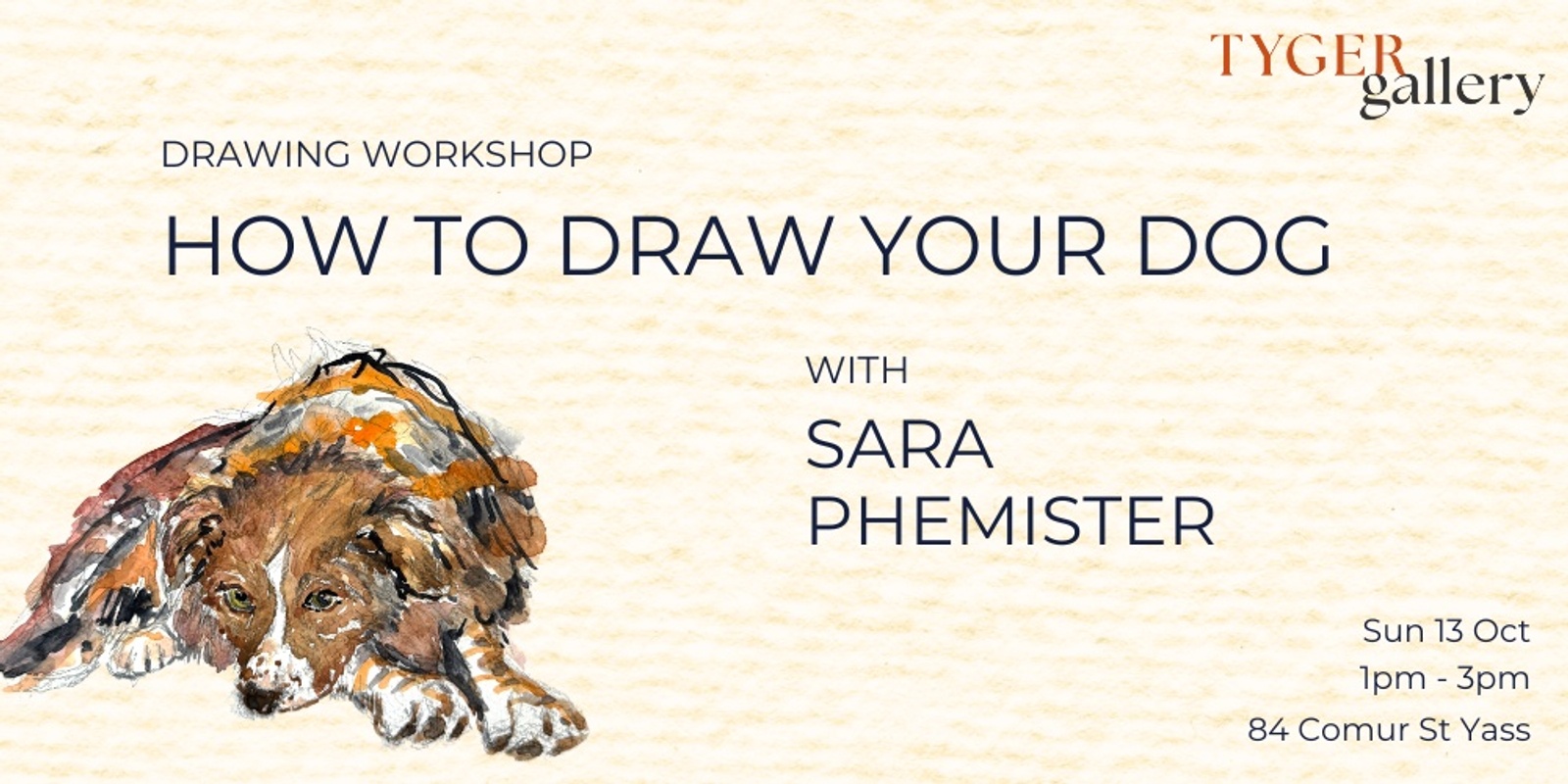 Banner image for How to Draw Your Dog with Sara Phemister