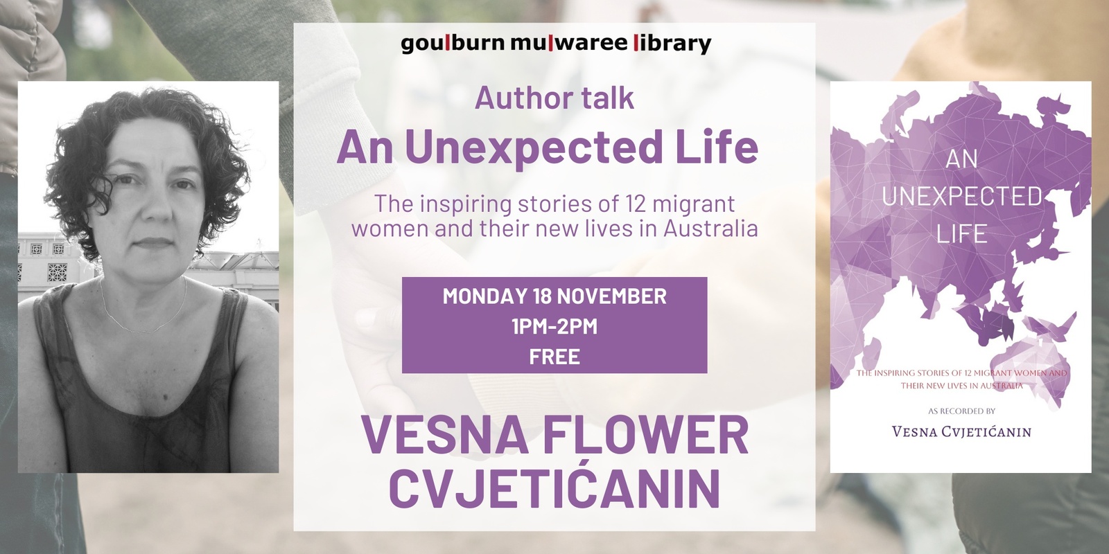 Banner image for Vesna Flower Cvjetićanin author talk