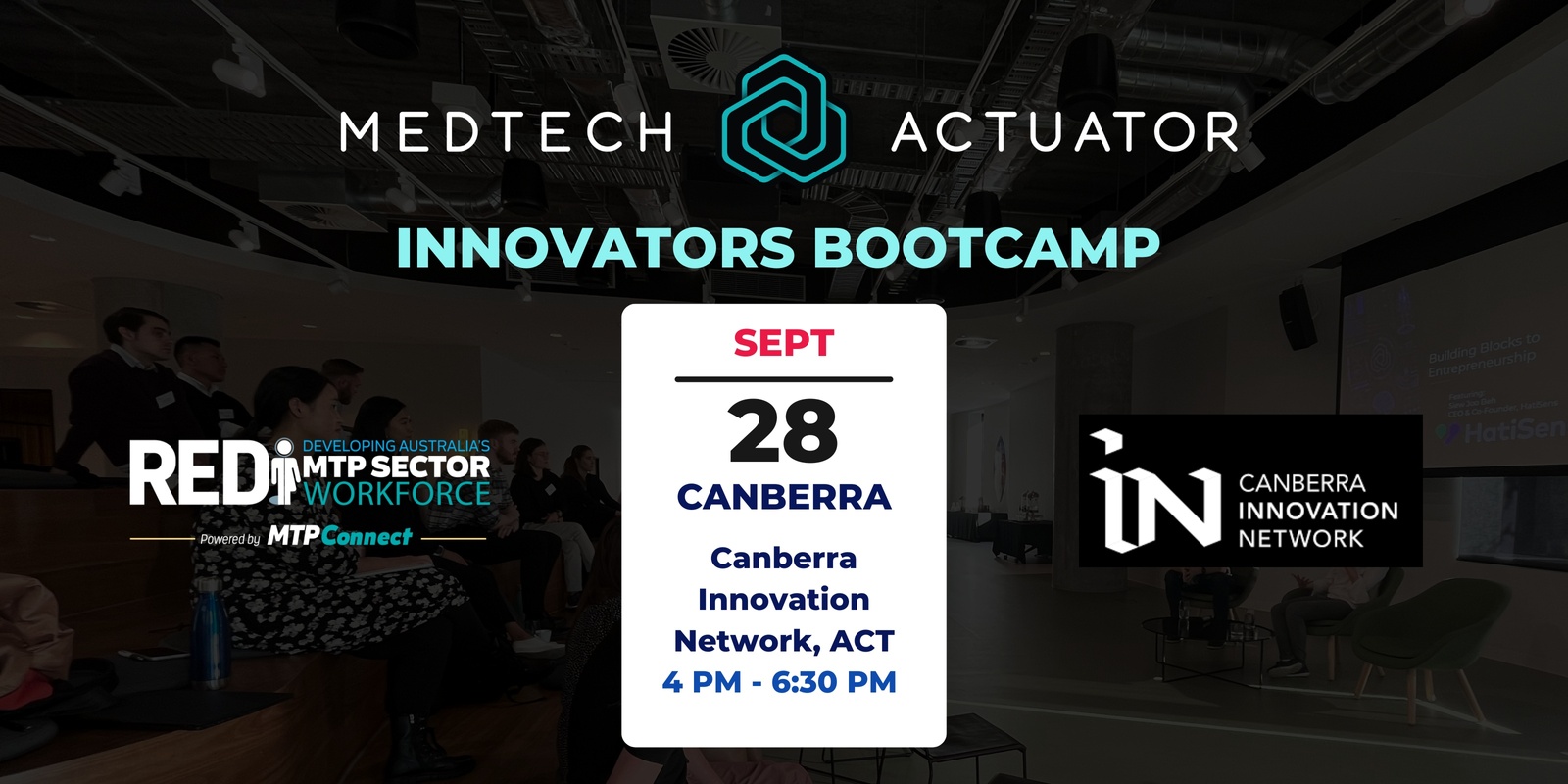 Banner image for MedTech Actuator Innovators Bootcamp (Canberra)
