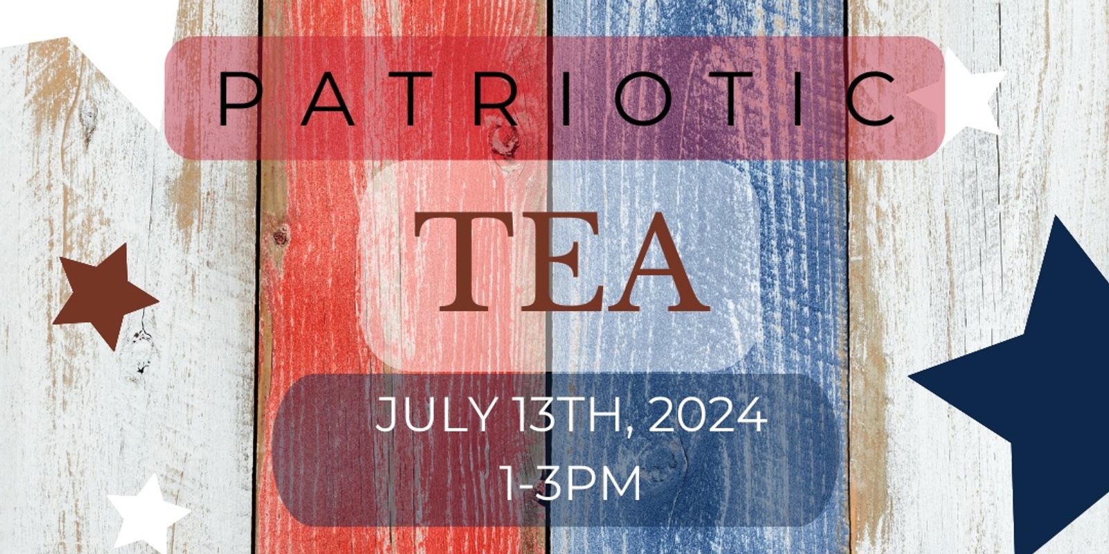 Banner image for Patriotic Themed Tea