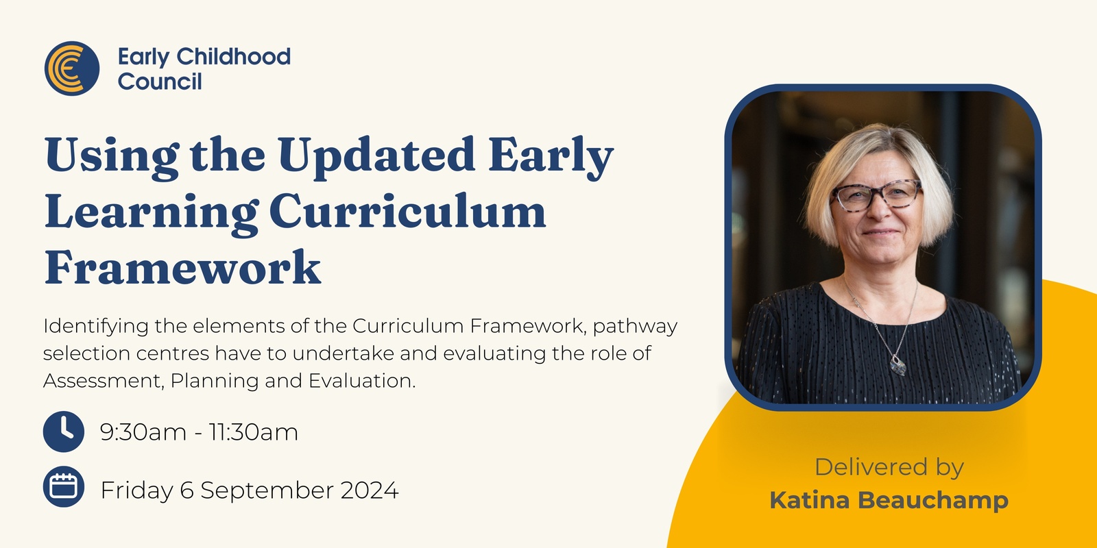 Banner image for Using the Updated Early Learning Curriculum Framework