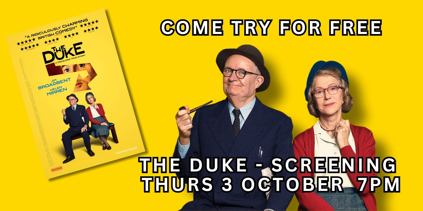 Banner image for Come Try Us October 2024 - The Duke