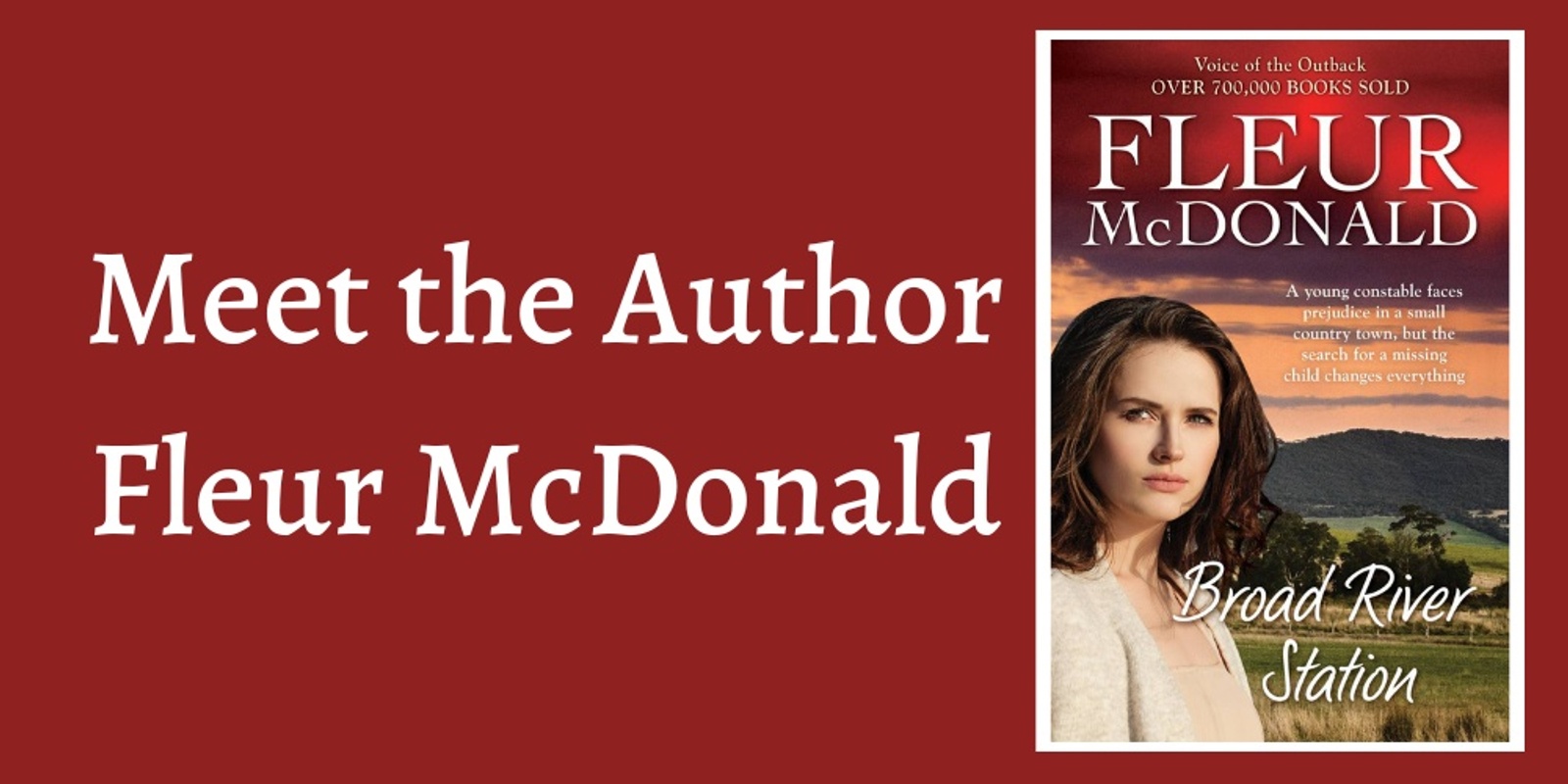 Banner image for Meet the Author - Fleur McDonald