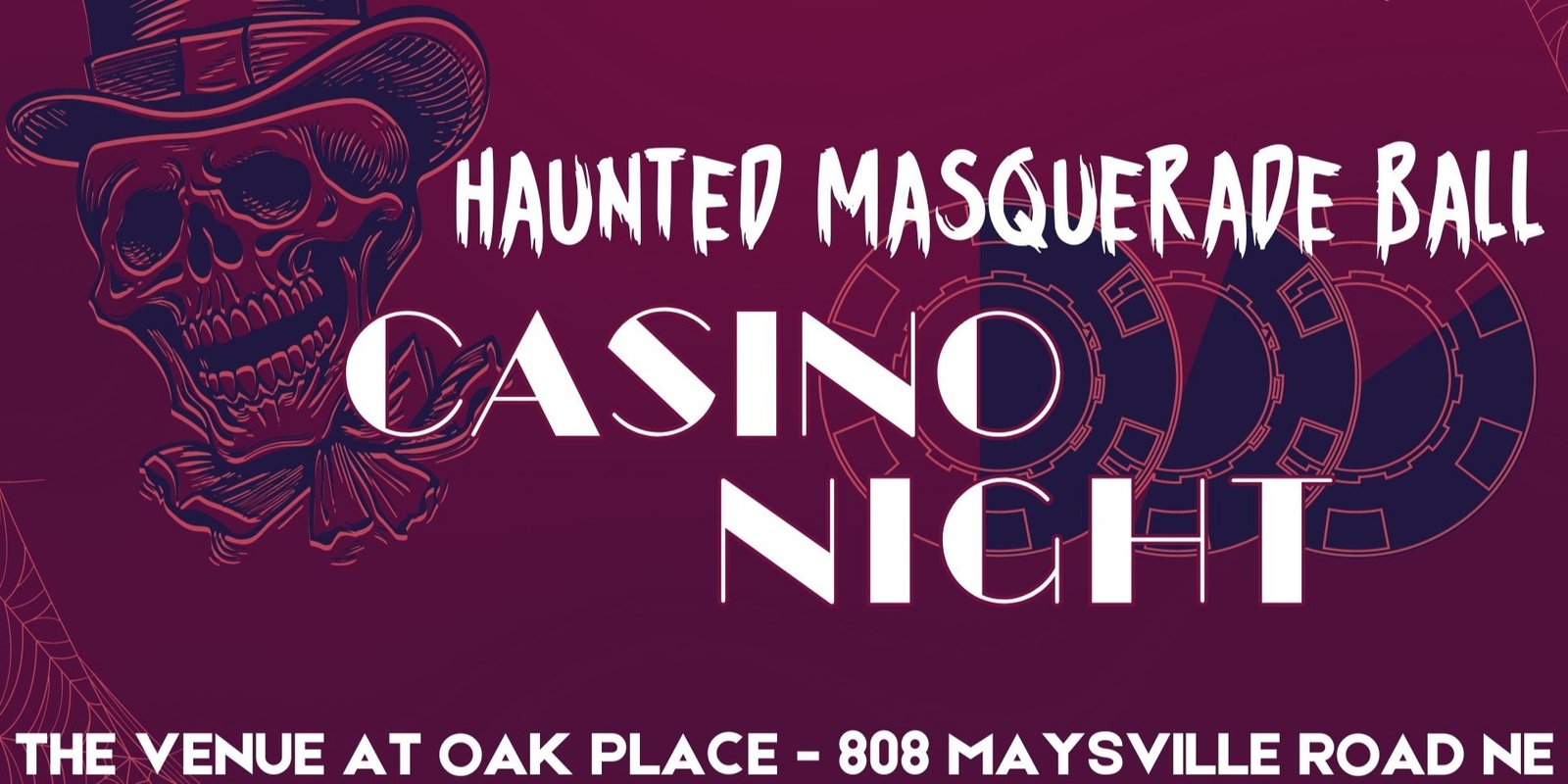 Banner image for Haunted Masquerade Ball Casino Night