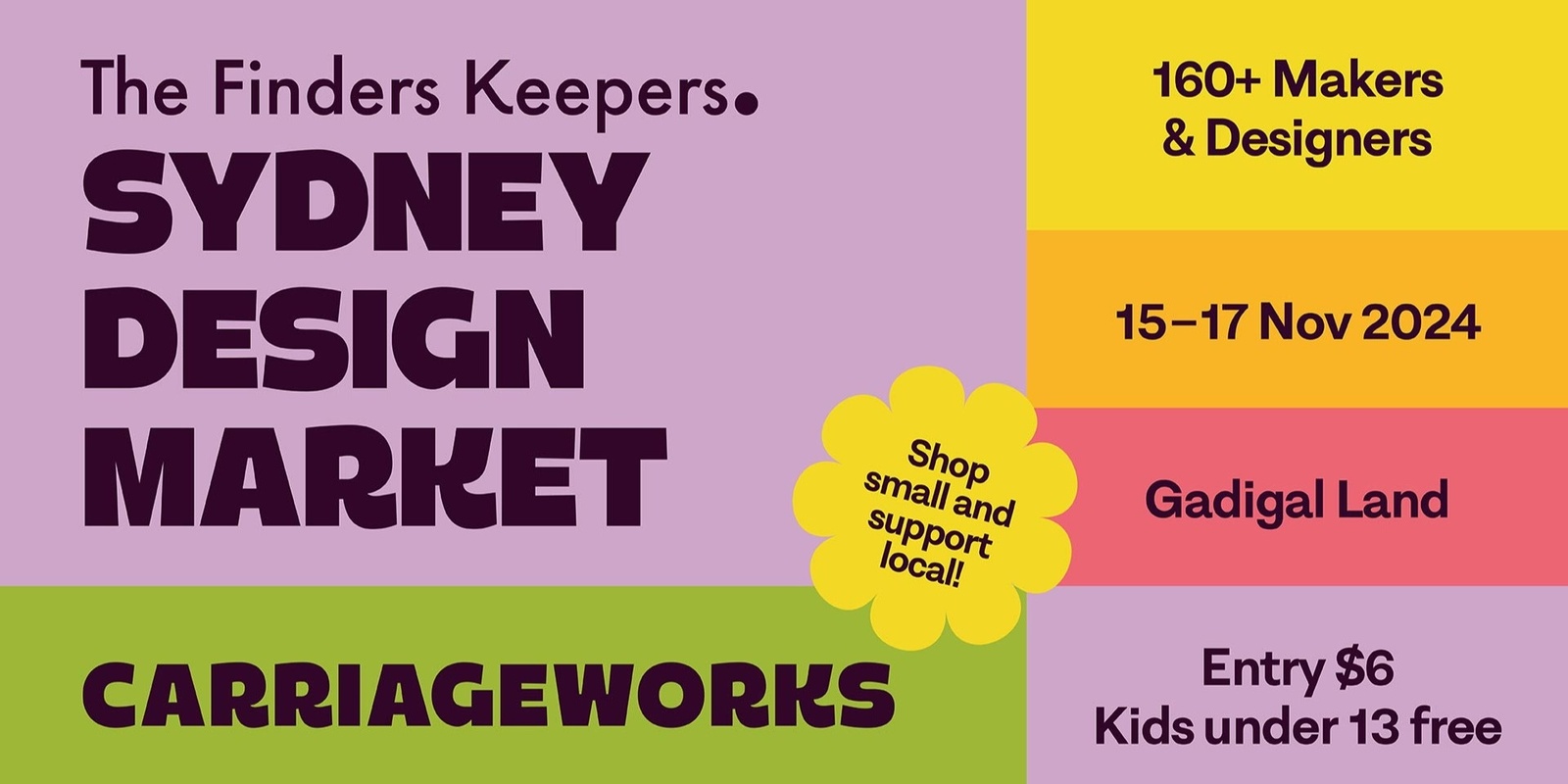 Banner image for The Finders Keepers Sydney Design Market at Carriageworks SS24