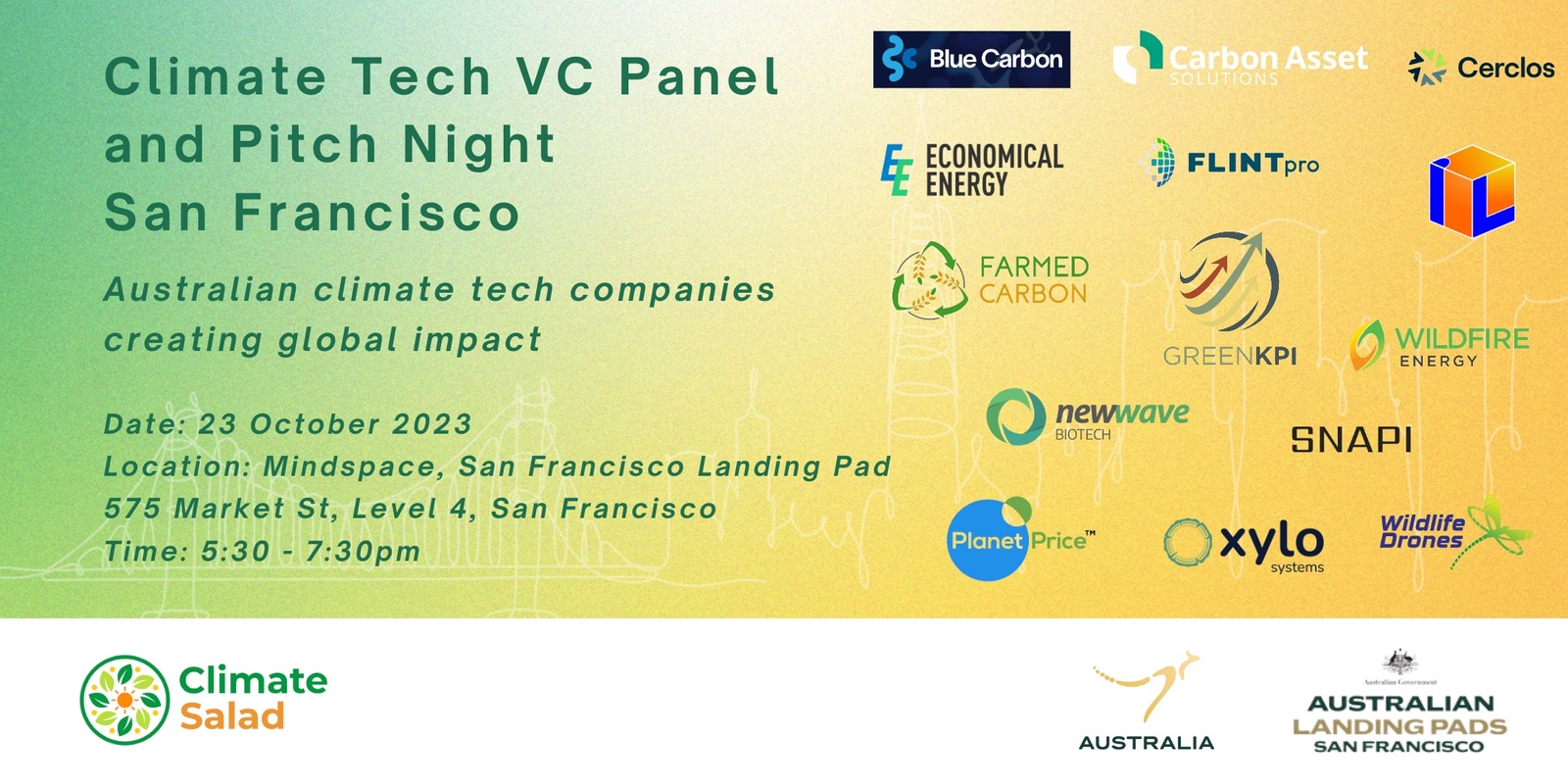 Banner image for Australian Climate Tech Panel and Pitch Night
