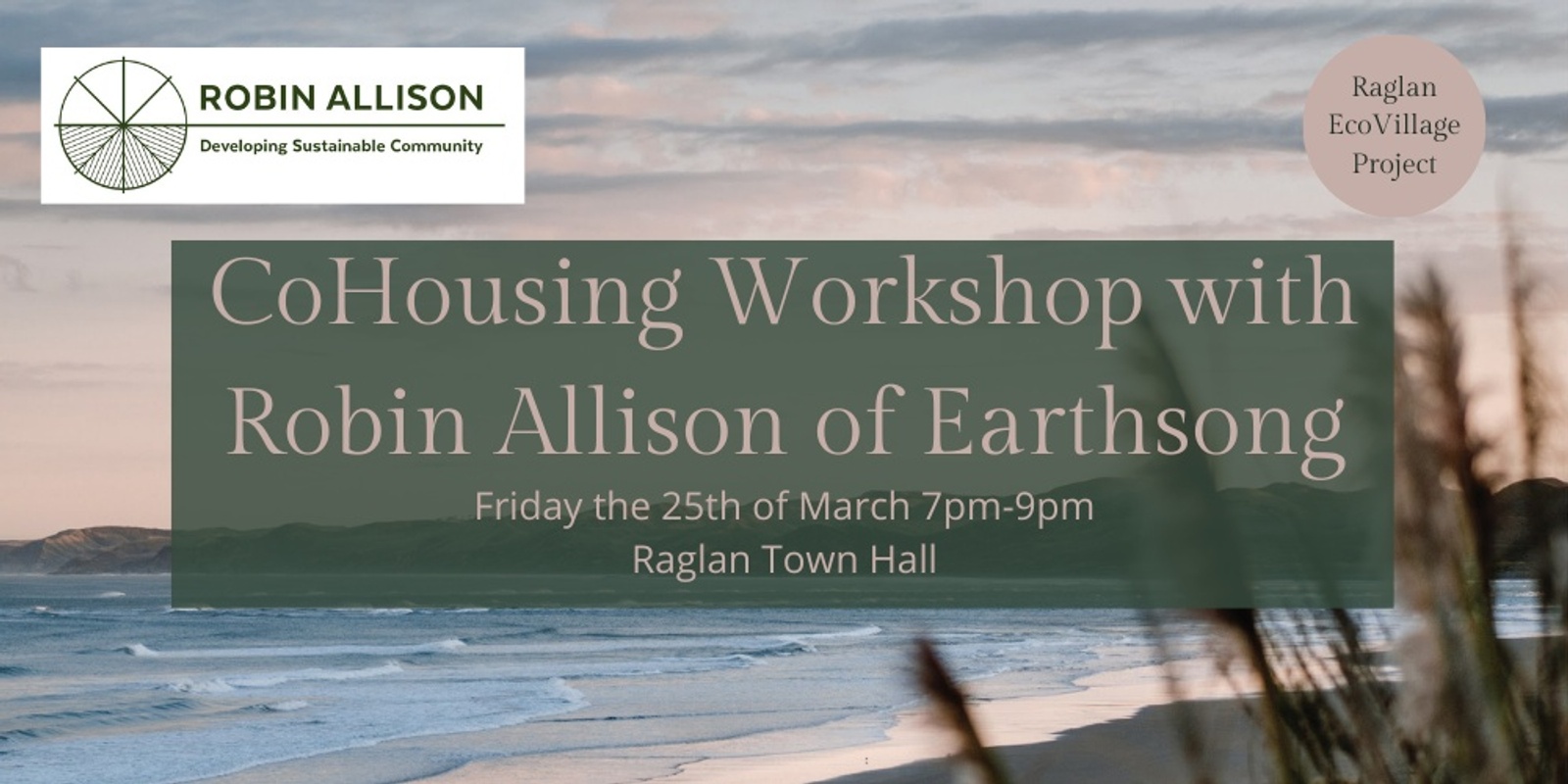 Cohousing Workshop with Robin Allison
