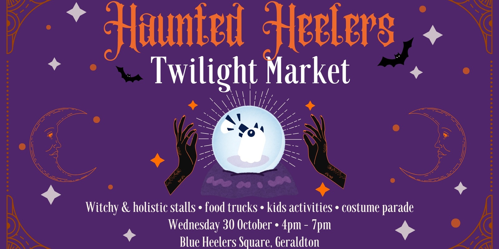 Banner image for Haunted Heelers Twilight Market 2024