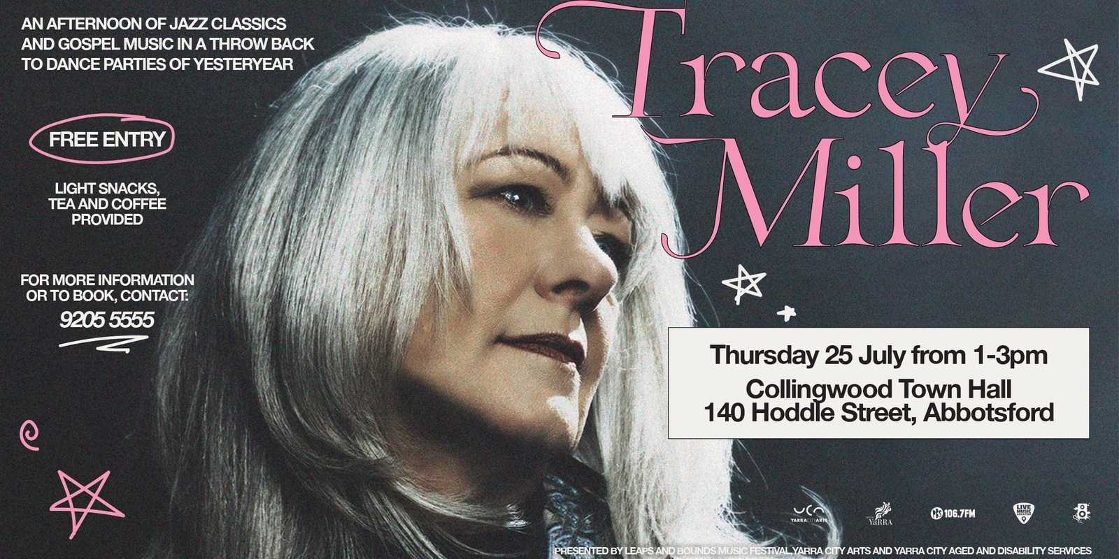 Banner image for An afternoon of Jazz classics and gospel music with Tracey Miller