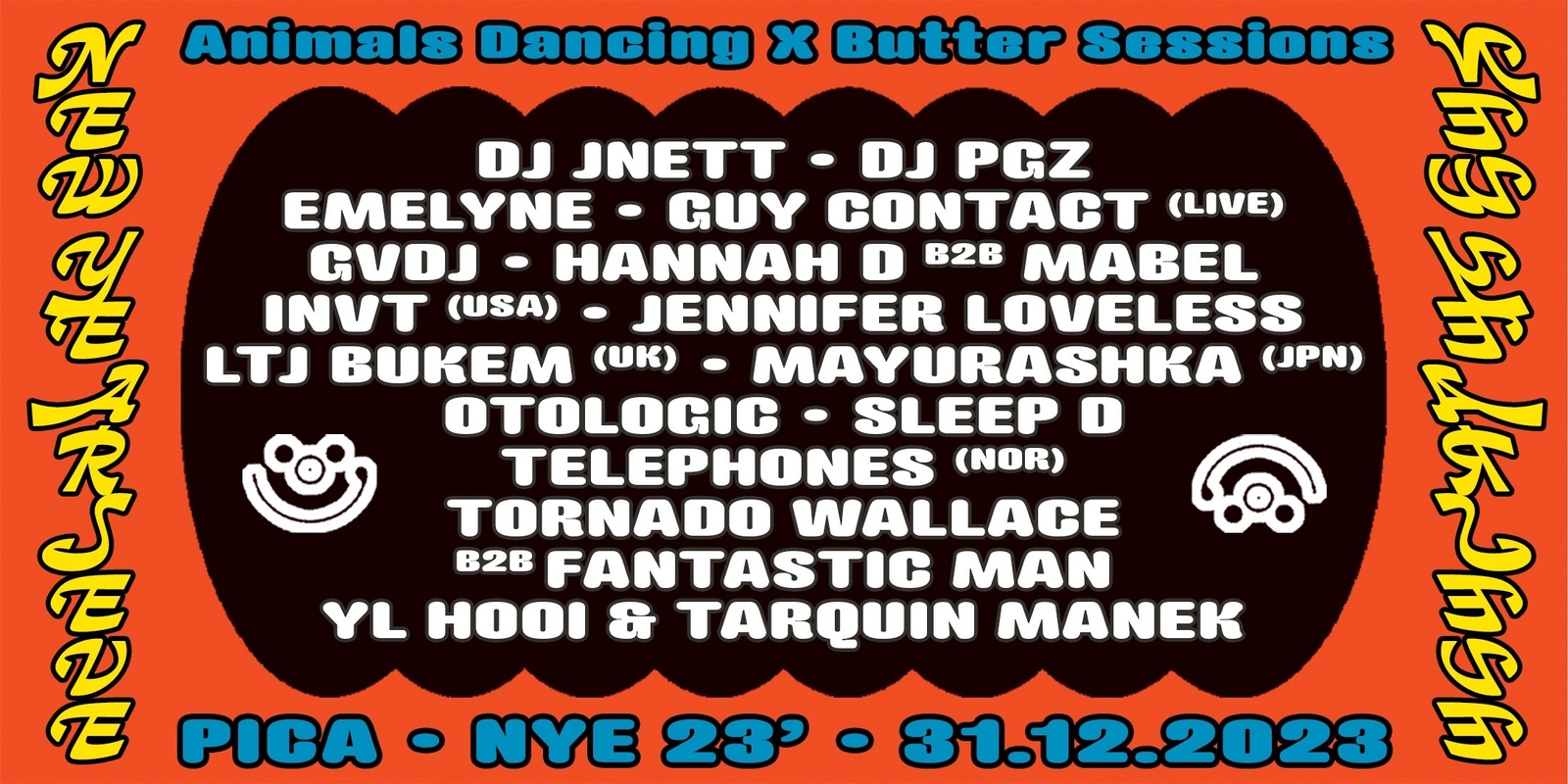 Banner image for Animals Dancing X Butter Sessions: New Year's Eve 2023