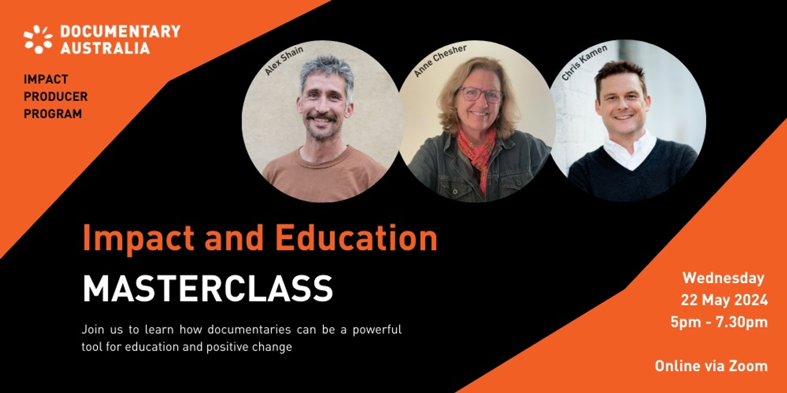 Banner image for Impact and Education Masterclass: Online