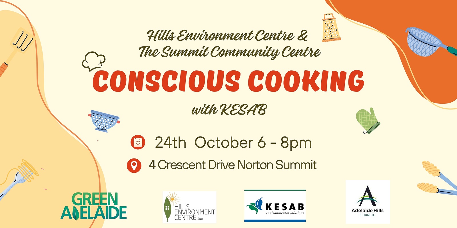 Banner image for Conscious Cooking - KESAB