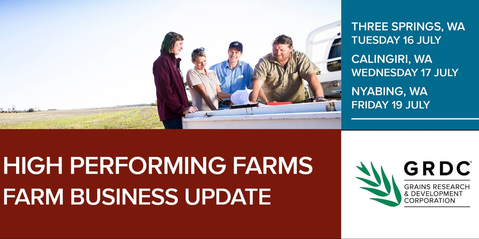 Banner image for 2024 GRDC Farm Business Update, Calingiri