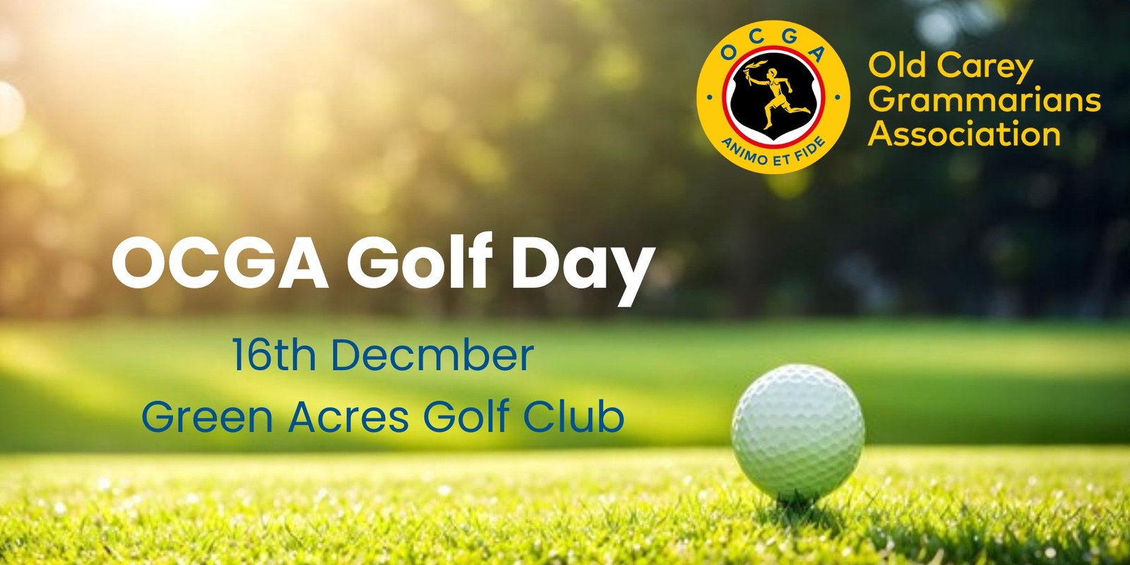 Banner image for OCGA Golf Day 2024