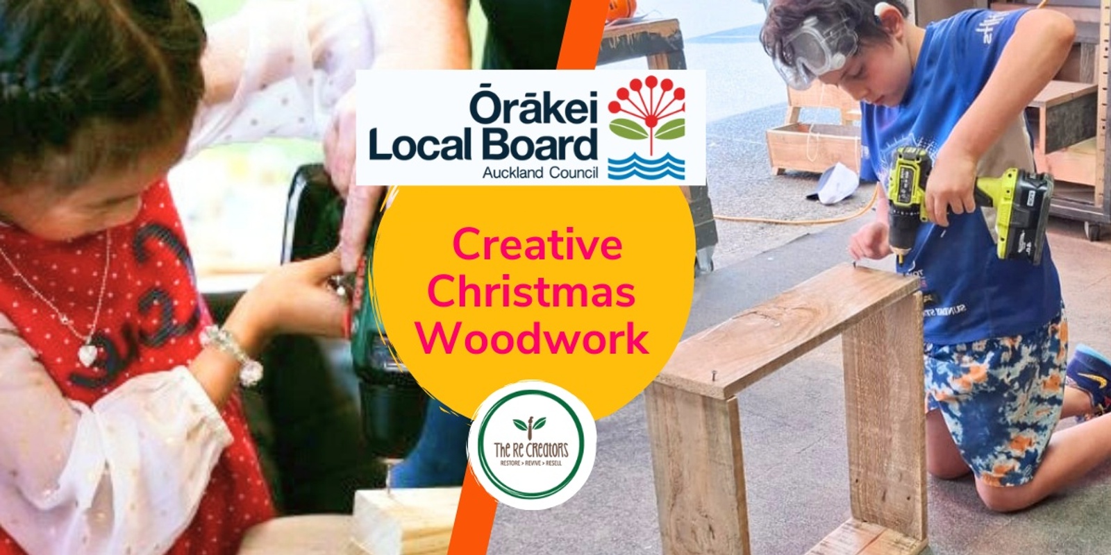 Banner image for Creative Christmas Woodwork, St Heliers Community Centre, Saturday 21 December, 3pm - 5pm