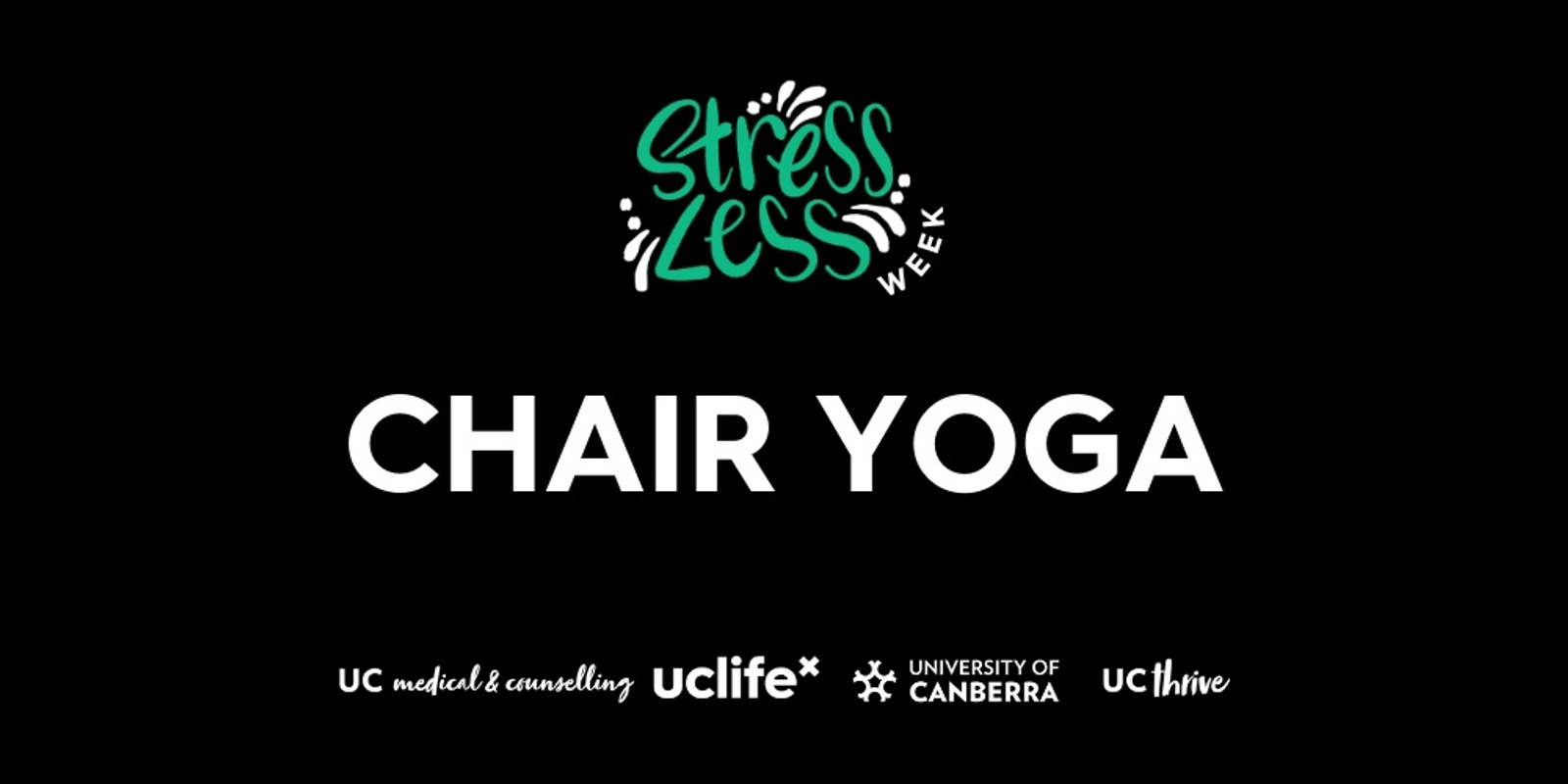 Banner image for Chair Yoga Stress Less Week 
