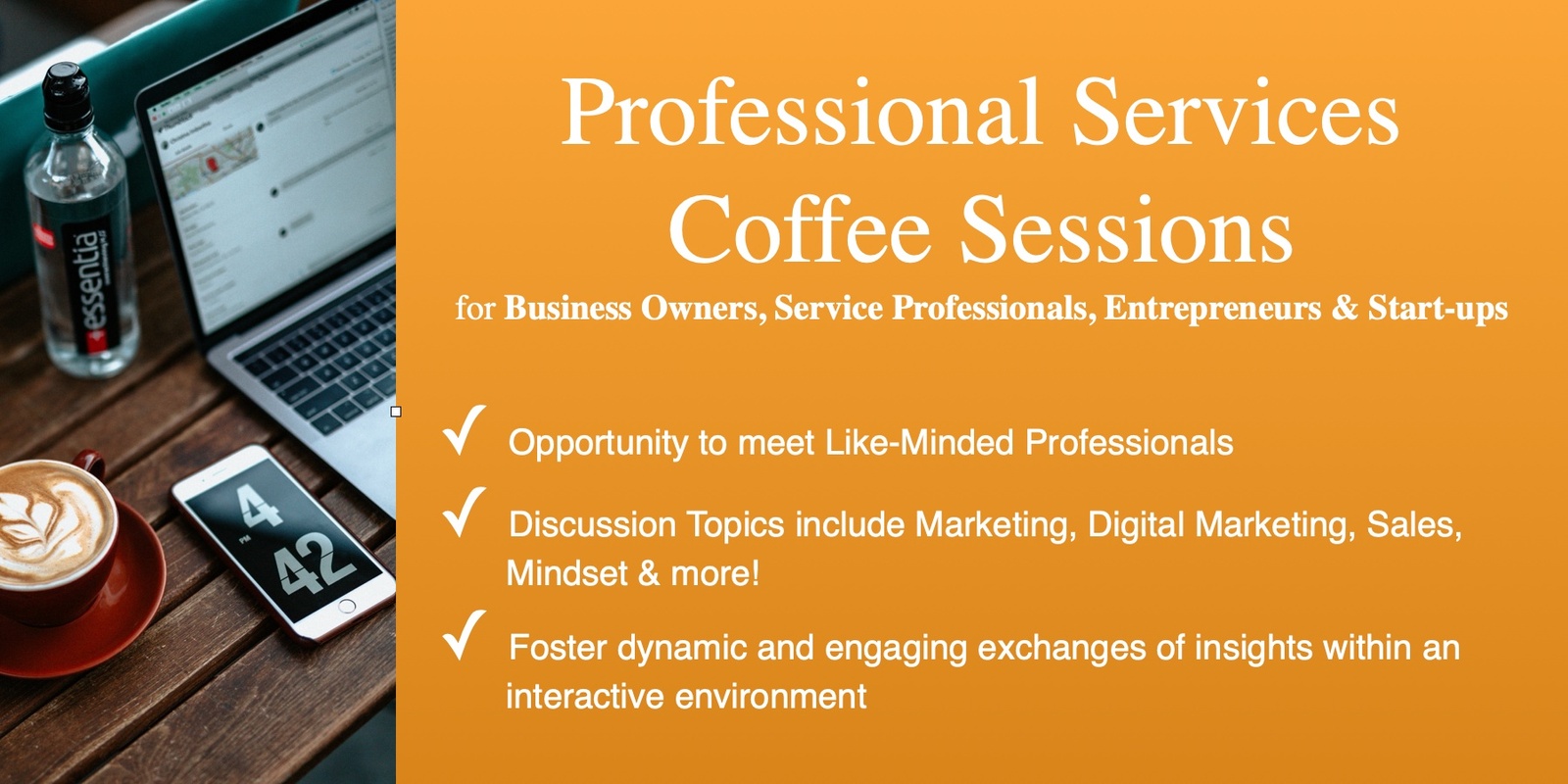 Banner image for Professional Services Coffee Session - Streamlining Processes and Automation