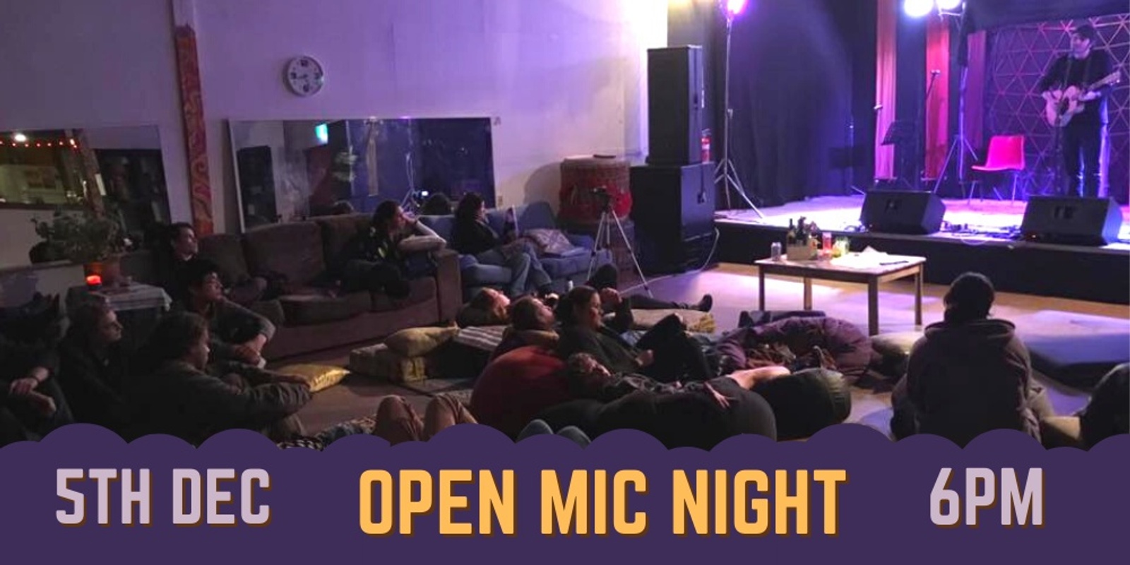 Banner image for Dec Open Mic at The Rhythm Hut