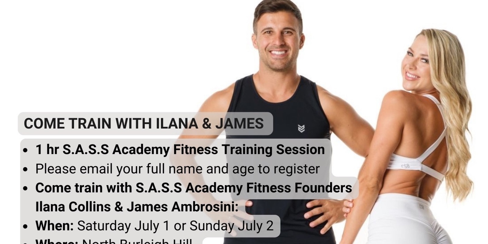 Banner image for S.A.S.S Academy Fitness - Free Training Session