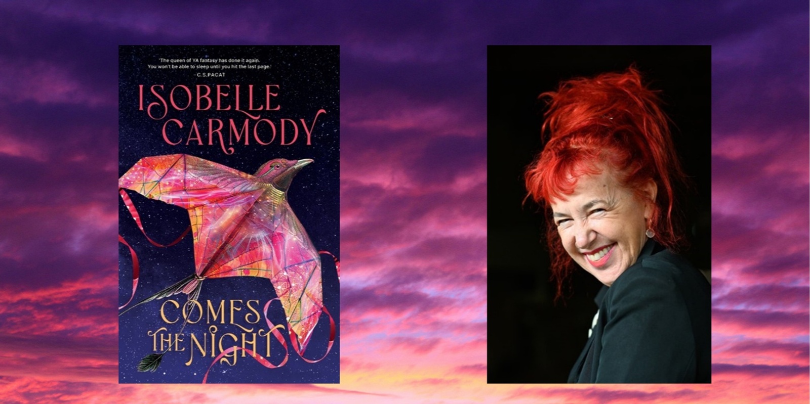 Banner image for Author Talk | 'Comes the Night' by Isobelle Carmody 