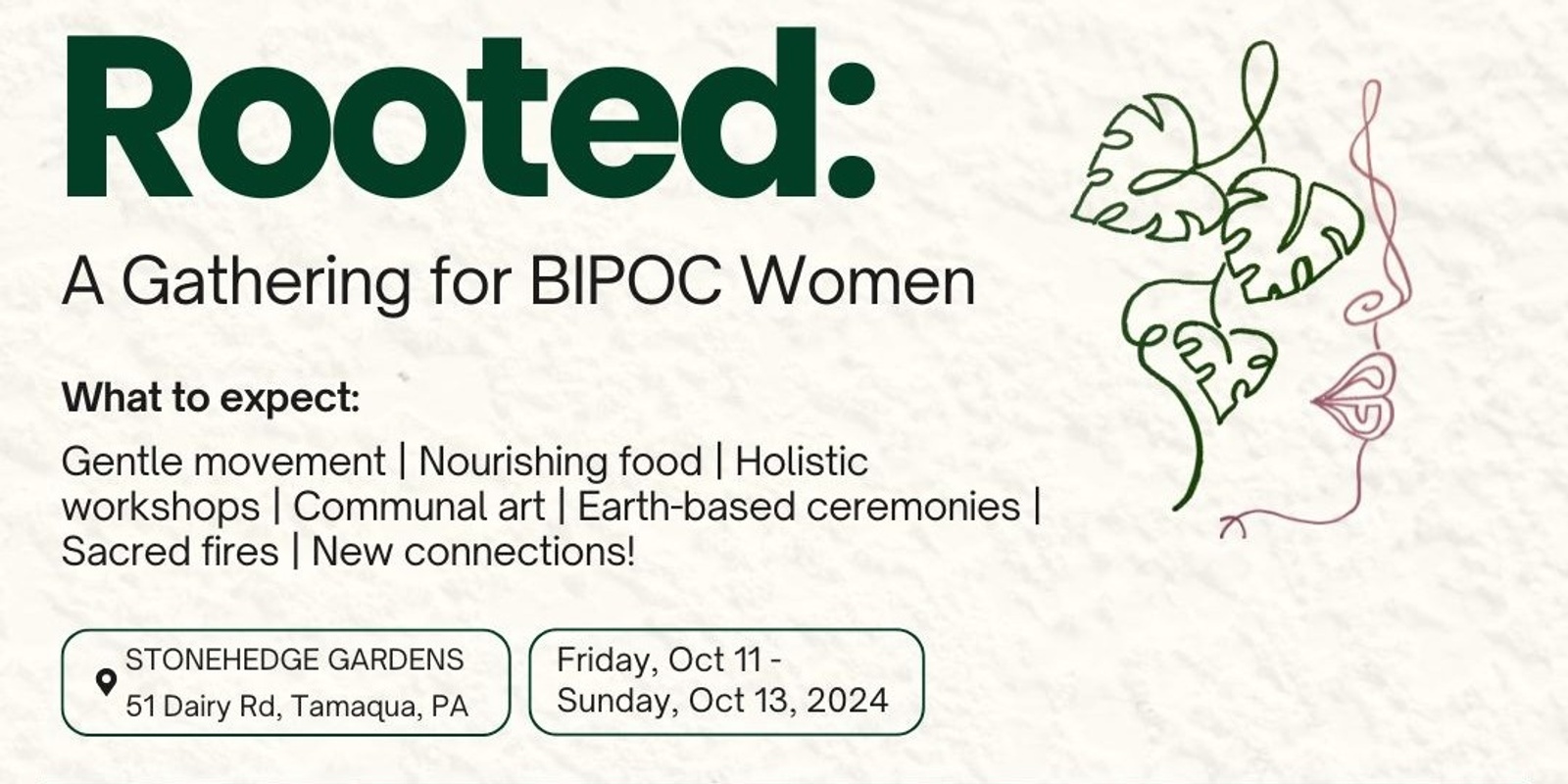 Banner image for Rooted: A Gathering for BIPOC Women