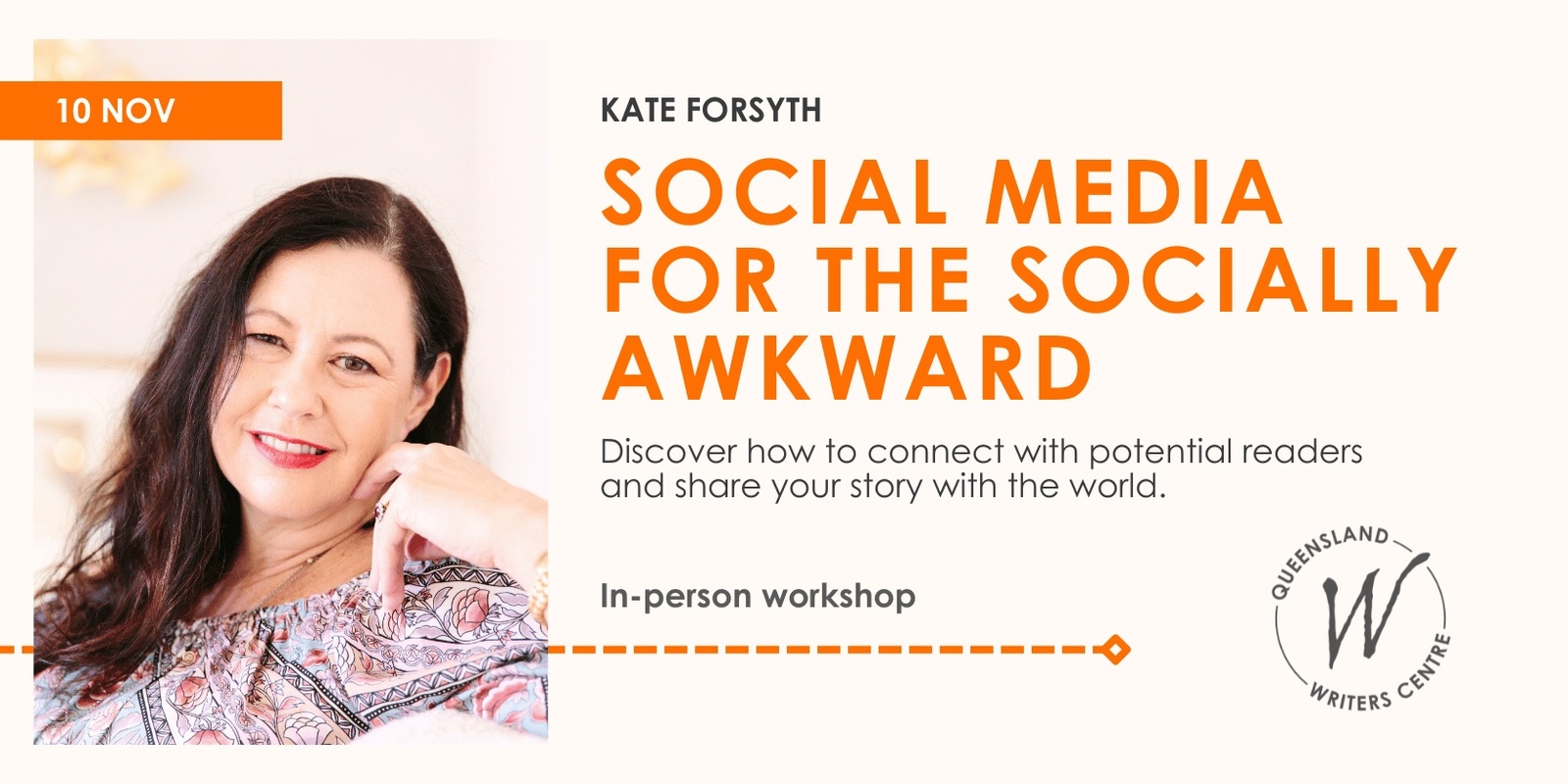 Banner image for Social Media For The Socially Awkward with Kate Forsyth