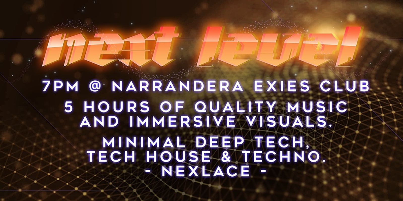 Banner image for Next Level Narrandera Exie's Club 18.02