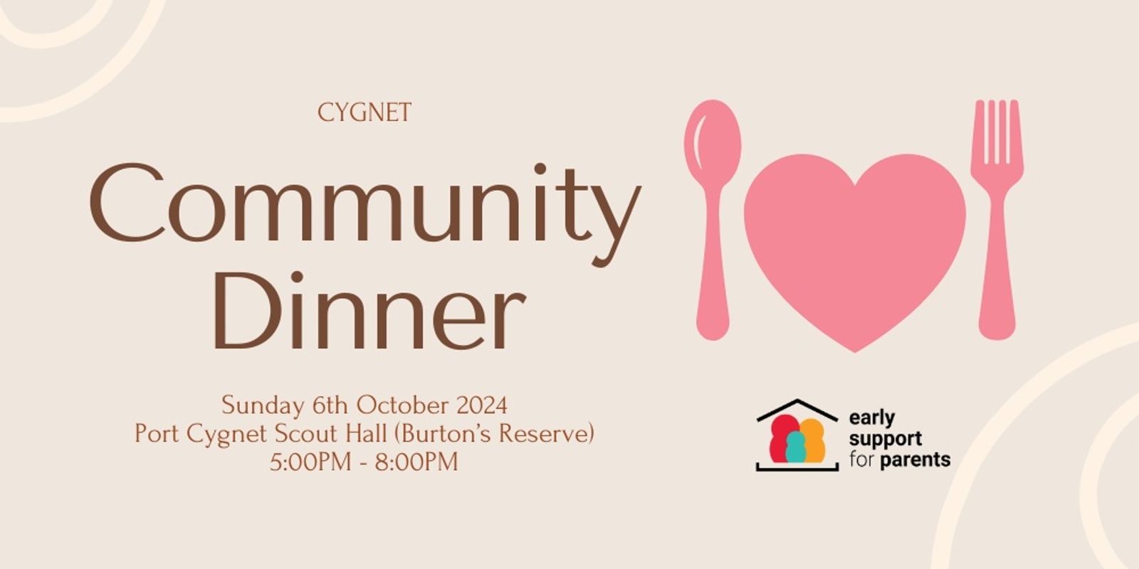 Banner image for Cygnet Community Dinner