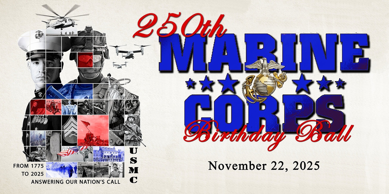 Banner image for 250th Marine Corps Birthday Ball