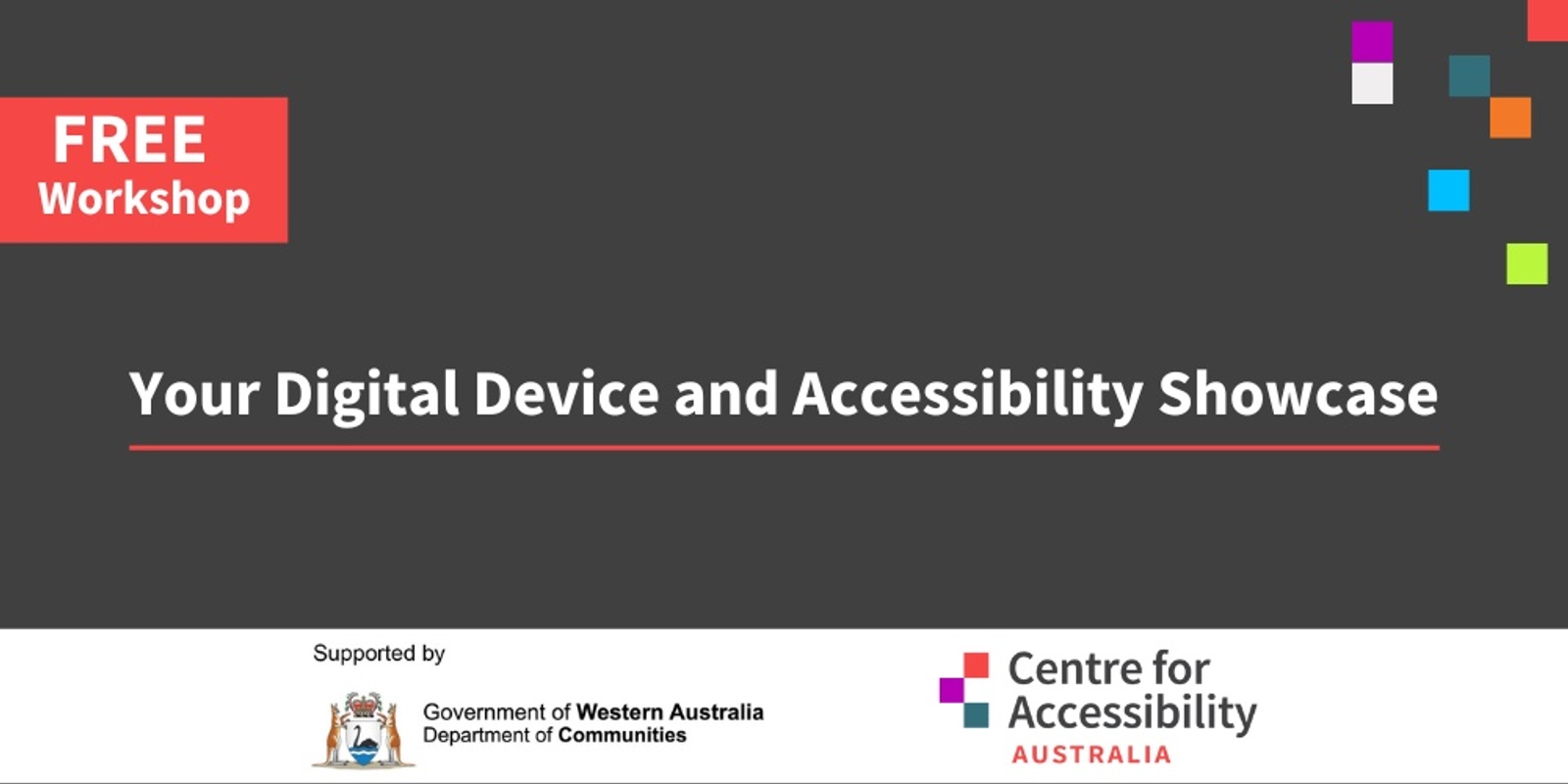 Banner image for Your Digital Device and Accessibility Showcase