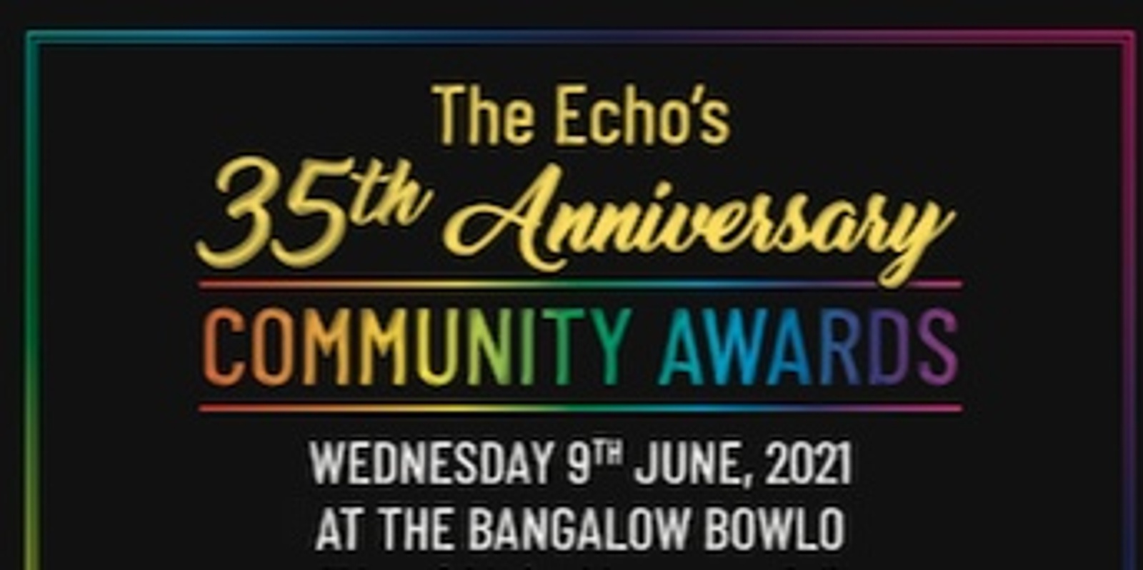 Banner image for Echo Community Awards 2021