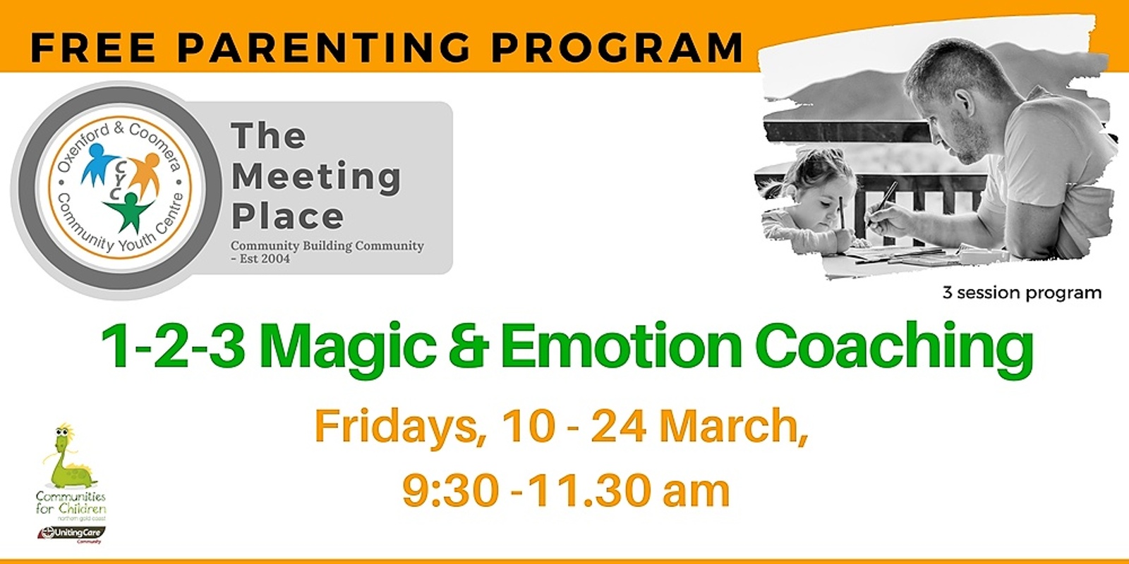 Banner image for PARENTING PROGRAM: 1,2,3 Magic & Emotion Coaching