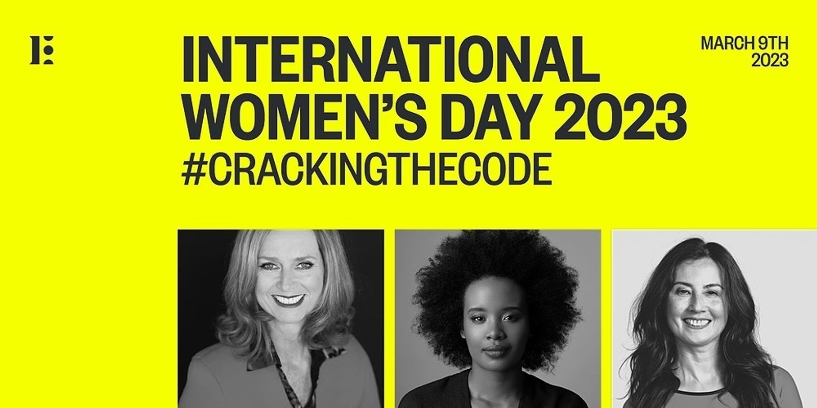 Banner image for ELLADEX Presents International Women's Day 2023 #CrackingTheCode