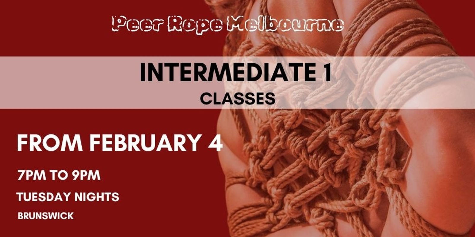 Banner image for February Intermediate 1 Shibari Classes - PRM