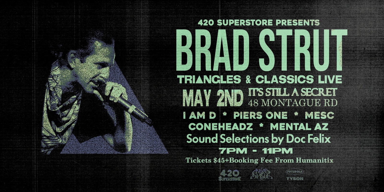 Banner image for Brad Strut LIVE / Triangles + Classics w/ DJ Doc Felix