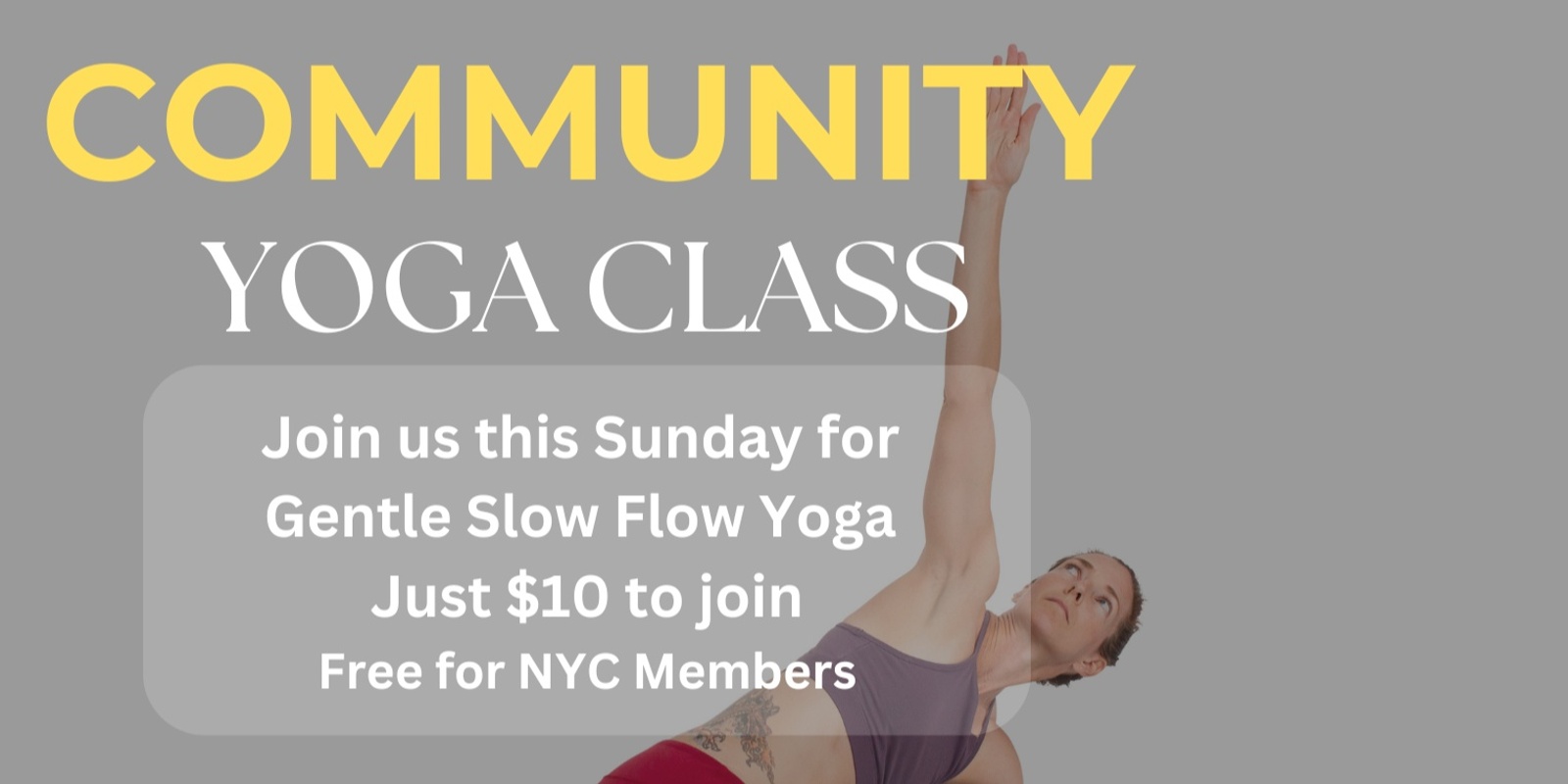 Banner image for Community Yoga 