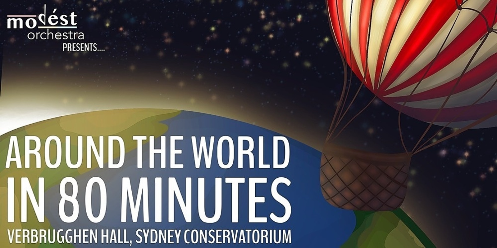 Banner image for Modést Orchestra presents- Around the World 80 Minutes