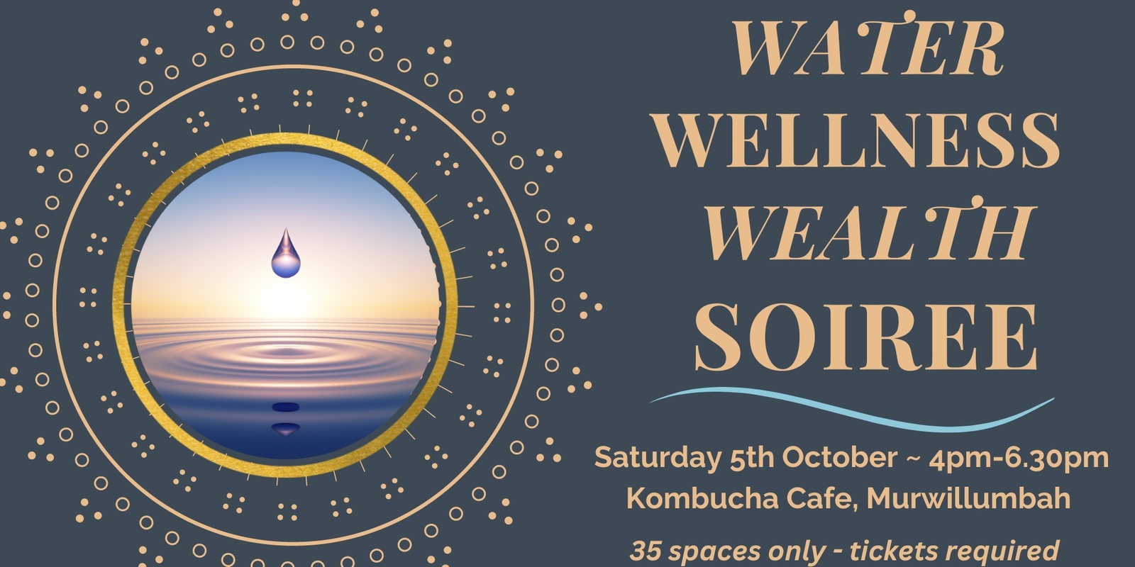 Banner image for Water Wellness Wealth Soiree 