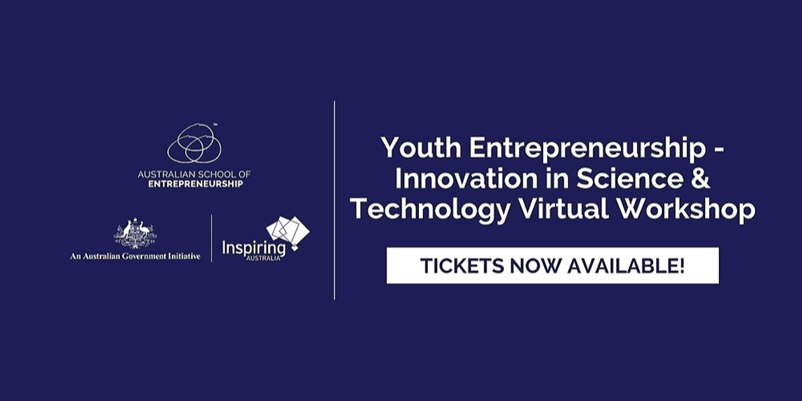 Banner image for Youth Entrepreneurship NSW - Innovation in Science & Technology Virtual Workshop