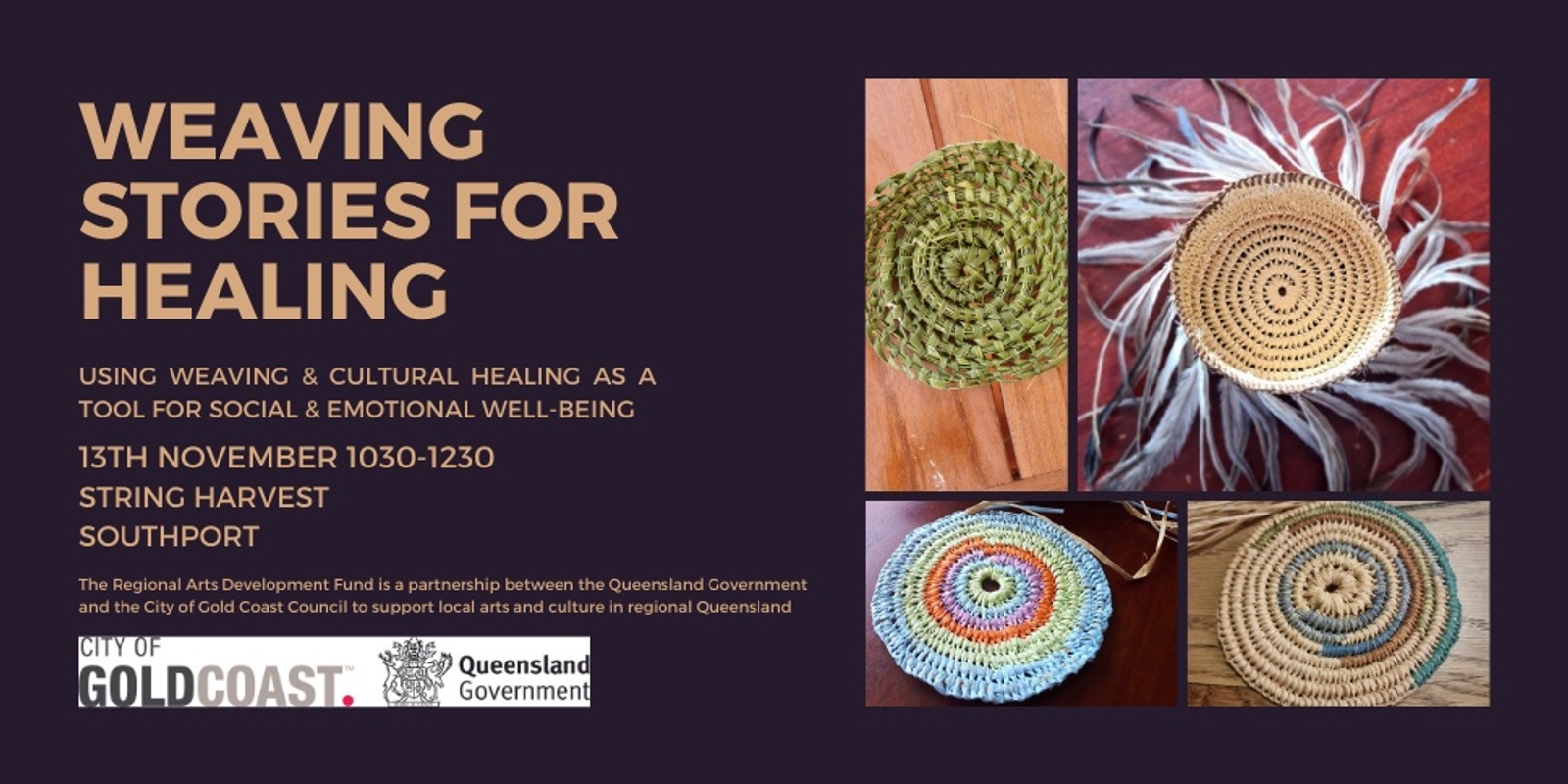 Banner image for Weaving Stories for Healing - Southport Workshop 4