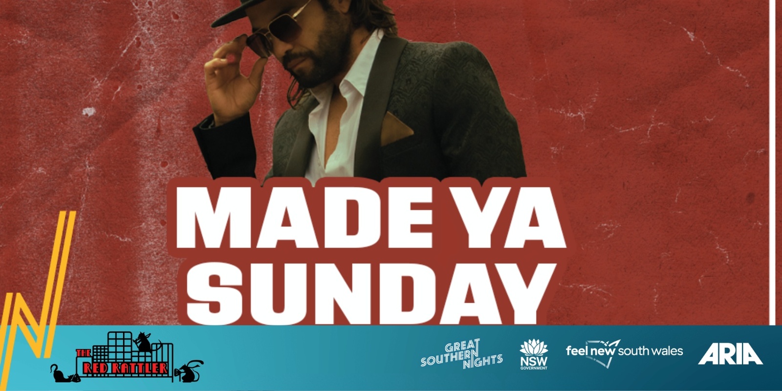 Banner image for 'MADE YA SUNDAY 'with CARLOS C MAJOR supported by RIO PROJEKT