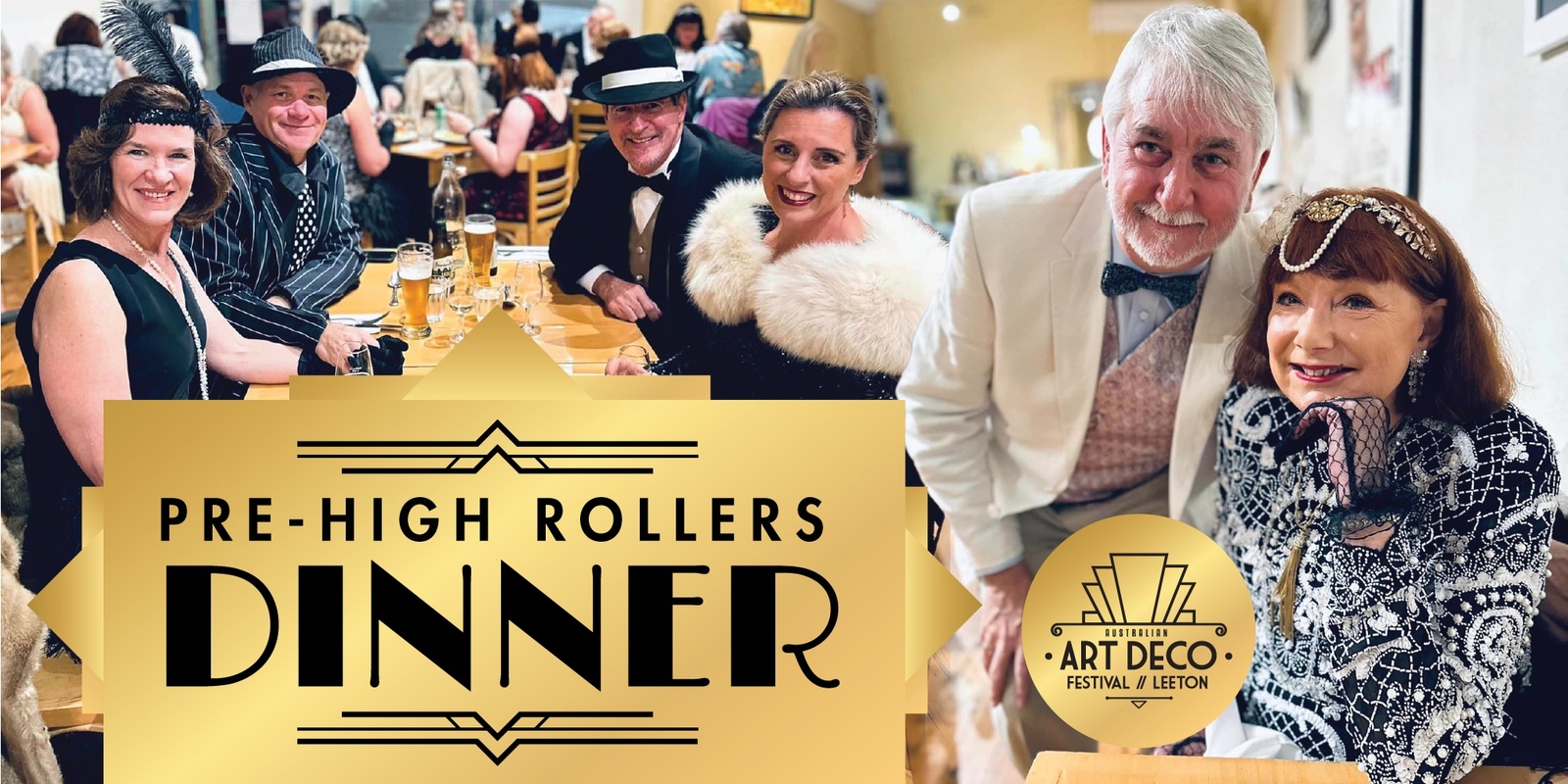 Banner image for Pre-High Rollers Dinner at Pages on Pine