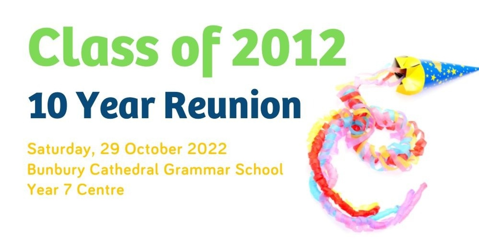 Banner image for CLASS OF 2012 - 10 YEAR REUNION