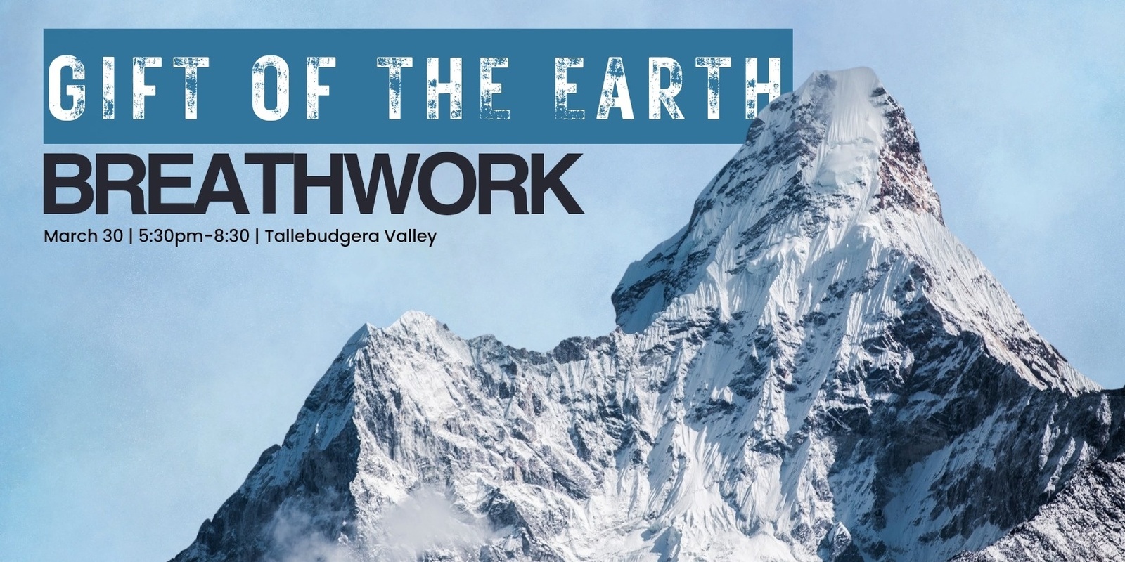 Banner image for Gift of the Earth - Breathwork