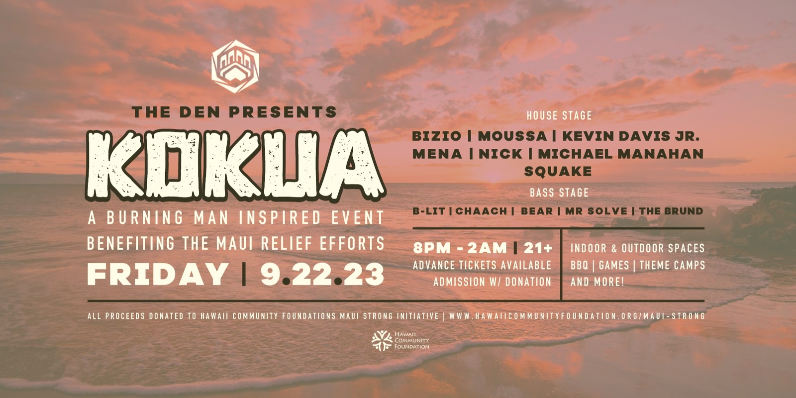 Banner image for KOKUA: A Benefit Event for Maui