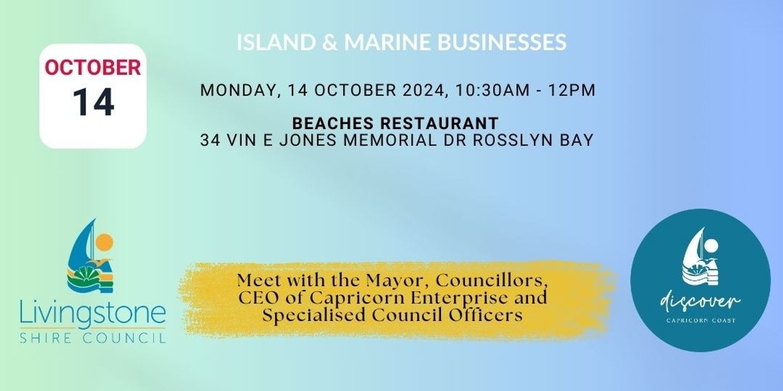 Banner image for Tourism Business Session (Island & Marine Businesses)