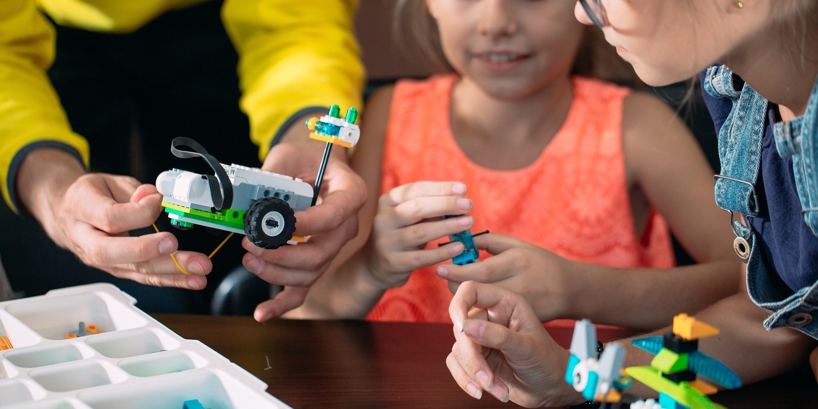 Banner image for School Holidays - First Lego Robotics - Ages: 5-7 @ Green Valley Library