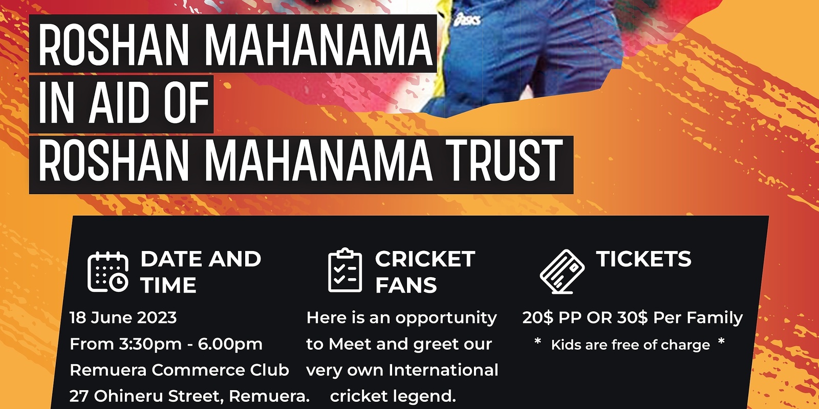 Banner image for Evening with Roshan Mahanama