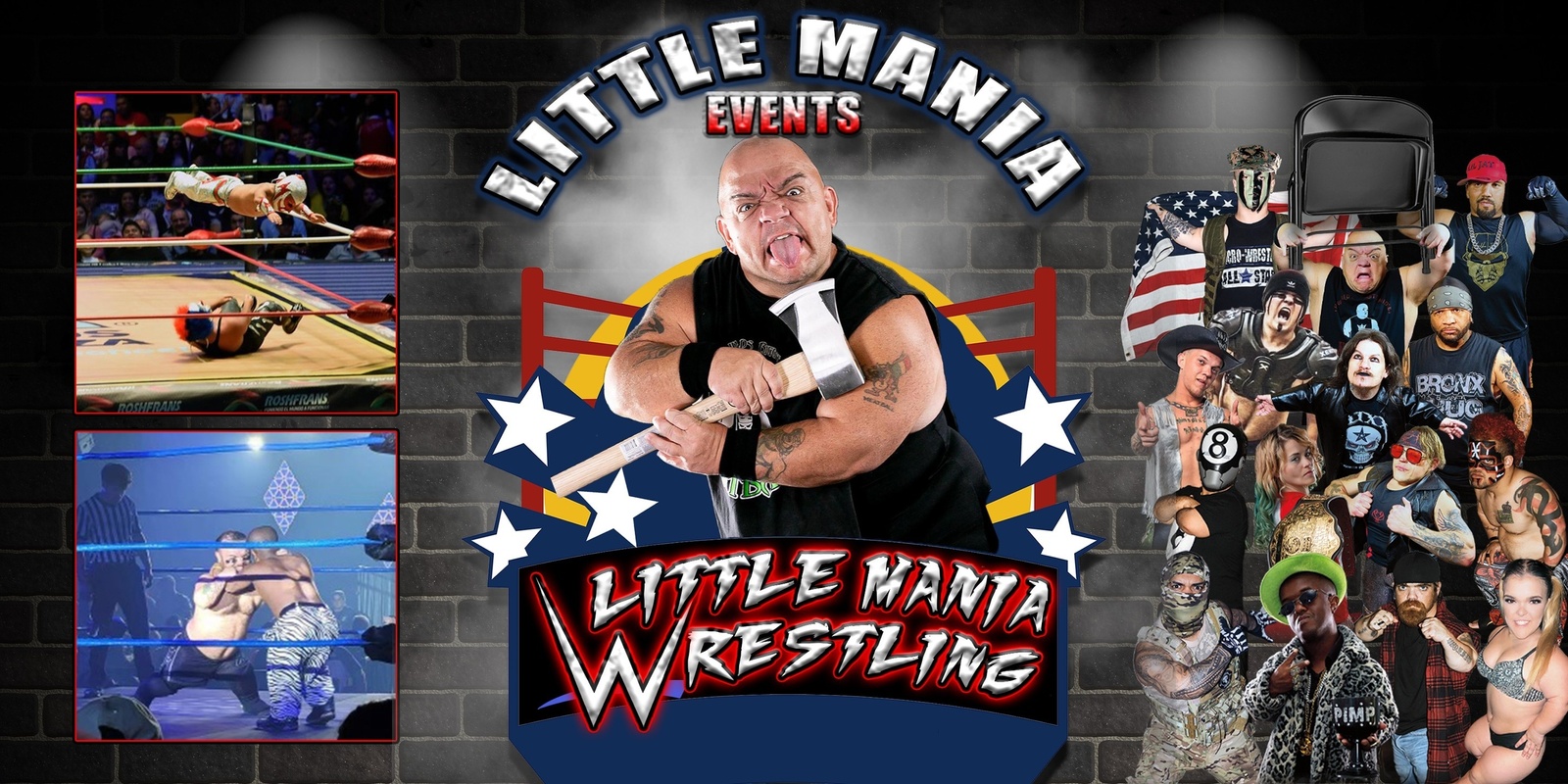 Banner image for Little Mania Micro Wrestling All-Stars in Lake City, FL 10/24/24